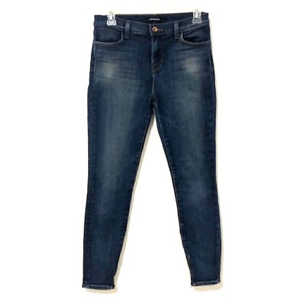 J Brand Cropped Zip Skinny Jeans in Spirited